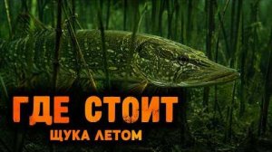 Щука летом где она прячется и почему вы её не находите