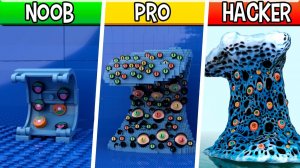 LEGO Монстр Тцунами Трипофобия Noob / Pro / HACKER! - Морские Монстры