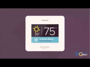 Розумний термостат  Schneider Electric Wiser Air Wi Fi Smart Thermostat with Comfort Boost