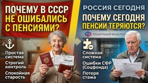 Пенсии в СССР и России: почему раньше не ошибались