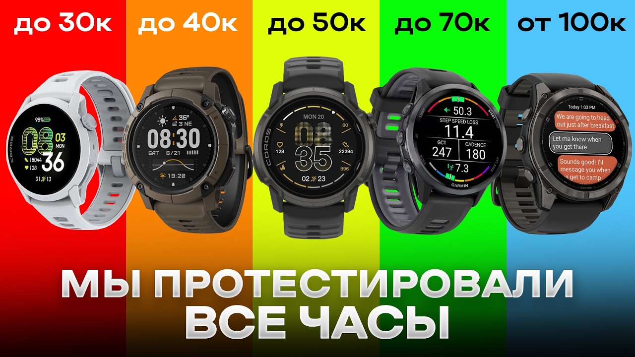 Какие спортивные часы выбрать в 2026? Полный рейтинг от 30 до 200 тыс