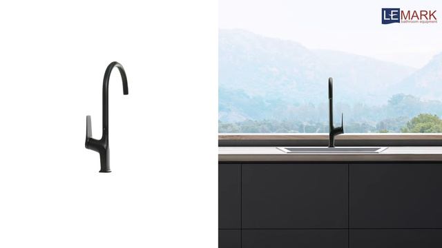 Смеситель для кухни Lemark Bronx LM3705BL