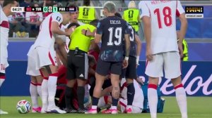 Спор с судьей в матче Турция - Парагвай, ЧМ по Футболу 2026
