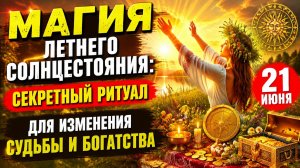Магия летнего Солнцестояния. Секрет для богатства.