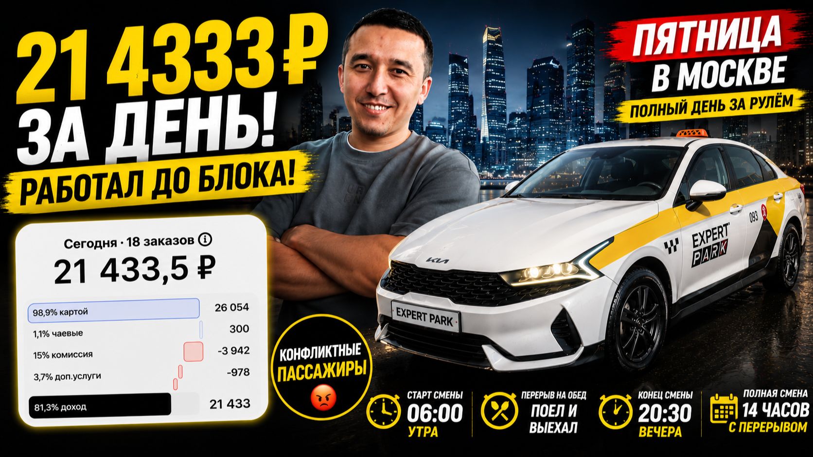 Работал до блока! Пятница в Москве принесла 21 433 ₽ смотреть онлайн