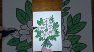 🖌Арт Терапия Букет Цветов