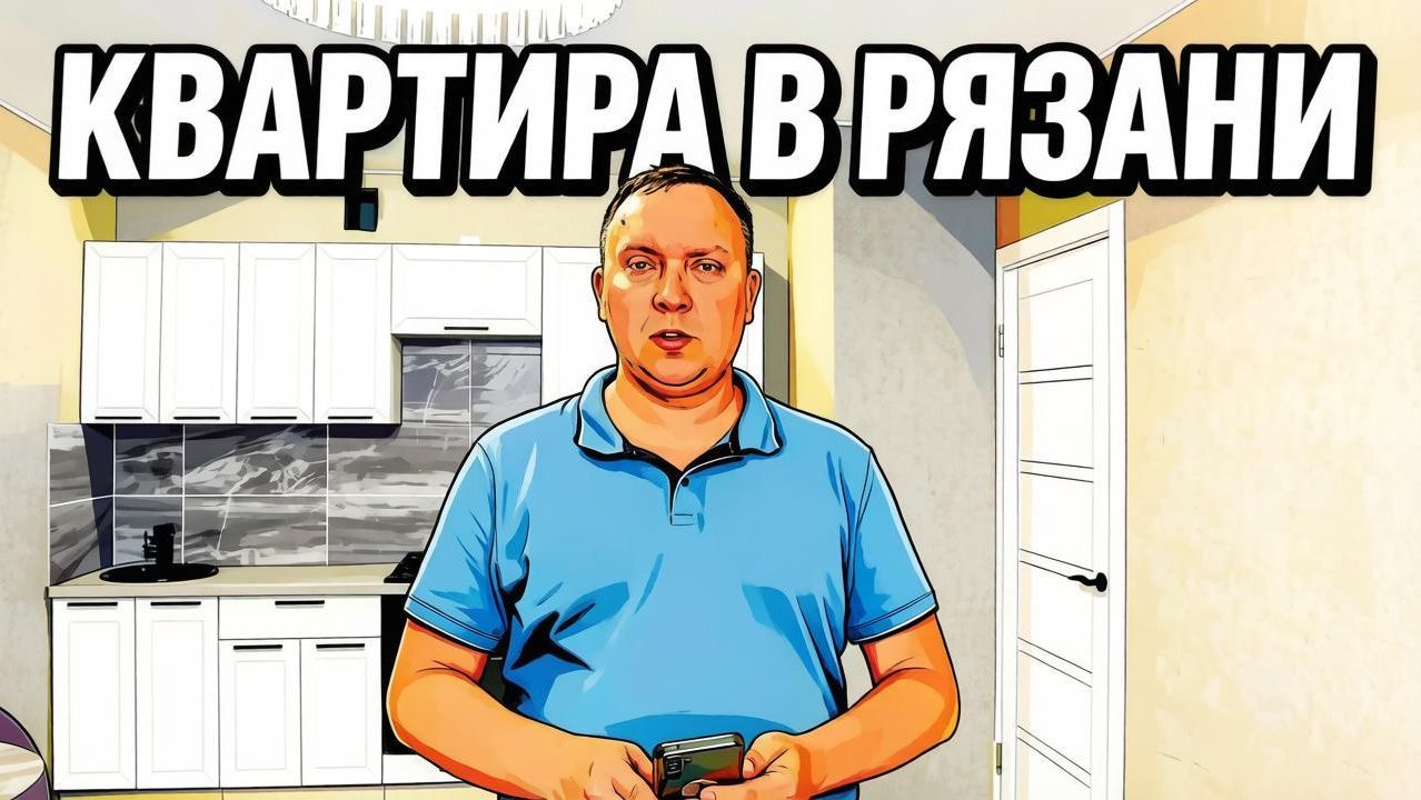 Однокомнатная квартира в Рязани Солотчинское шоссе 4 / Видео обзор / Телков Сергей Валериевич
