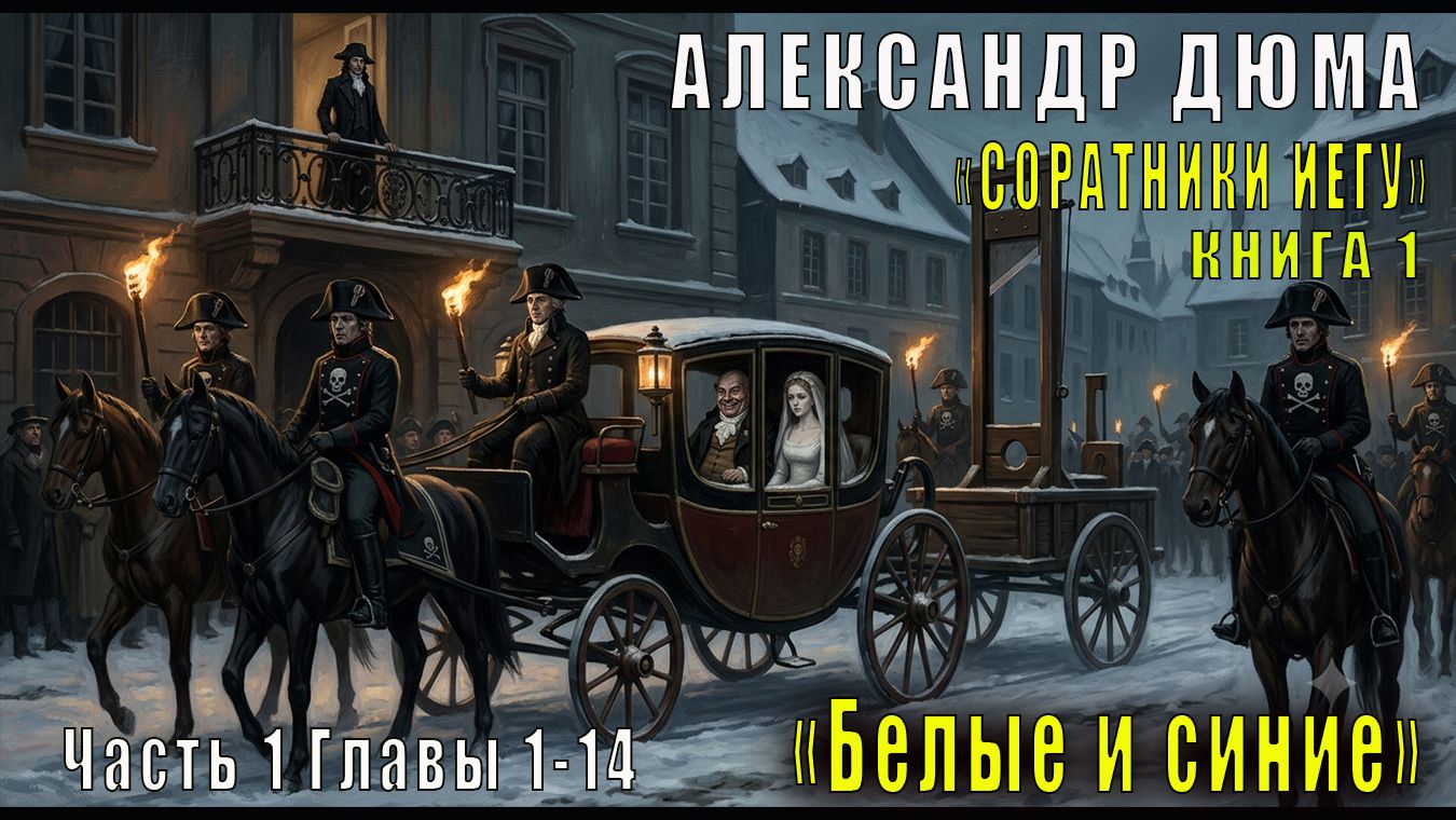 Александр Дюма "Соратники Иегу" книга 1 "Белые и синие" Часть 1, Главы 1-14