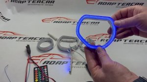 Ангельские глазки Honda Accord 8 2008-2011 RGB-BT(яркость габаритов, управление Bluetooth+ИК-пульт)