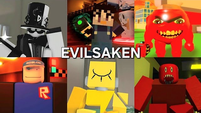 Победа с КАЖДЫМ РАЗНЫМ убийцей — Evilsaken (Roblox) смотреть онлайн