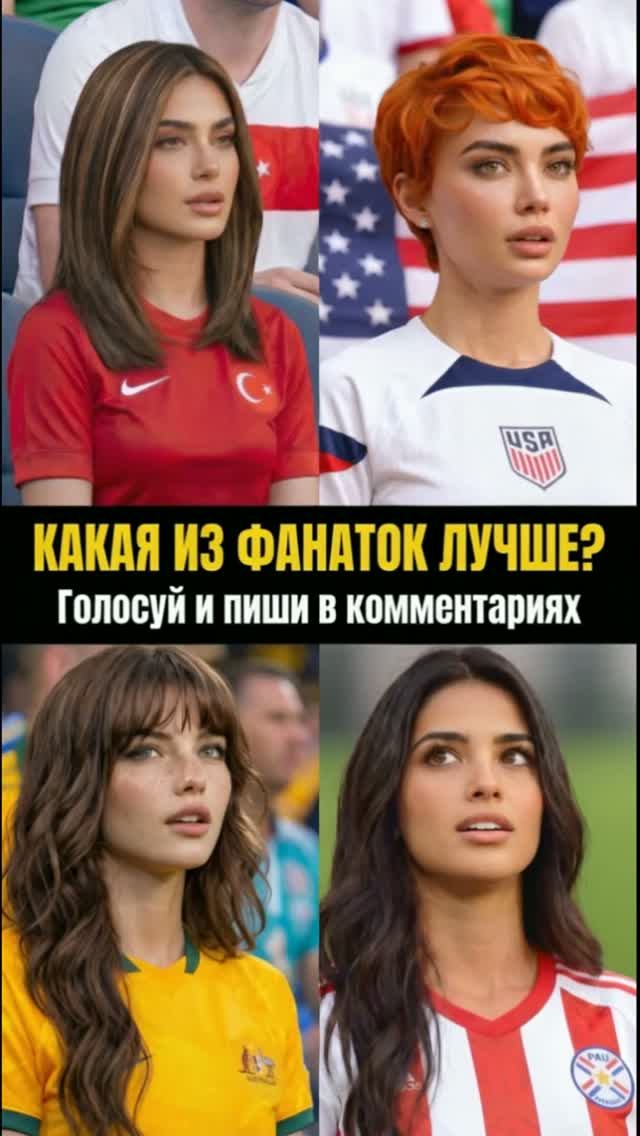 Какая болельщица футбола лучшая? | Группа D: США, Австралия, Турция, Парагвай