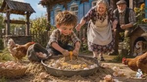 К бабушке в деревню. Позитивная и смешная песня про детство.