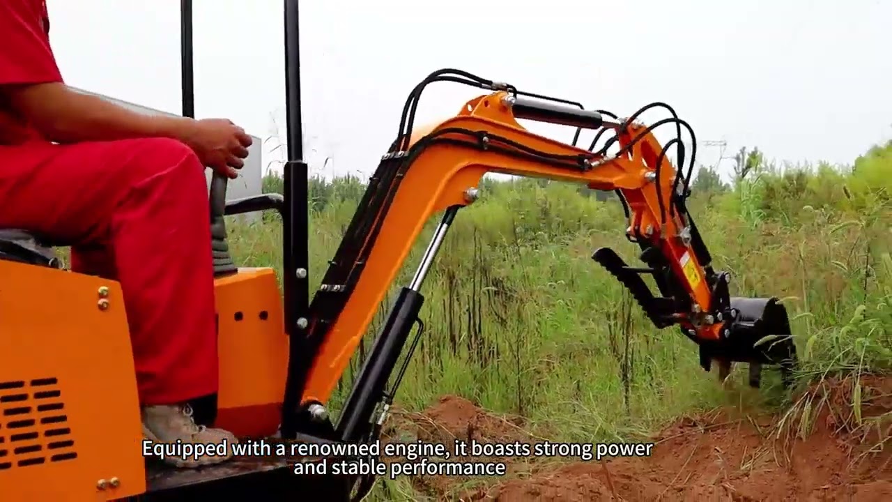 Hightop HT10B: Мини-экскаватор по цене мотоблока! 🚜💨