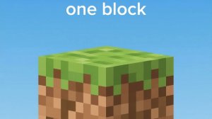 один блок Minecraft