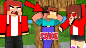 ФЕЙКОВАЯ ИСТОРИЯ ЛЮБВИ Джей Джей и Майки в анимации Minecraft