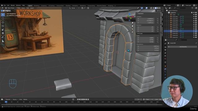 13. Stylized House modeling part 2 смотреть онлайн