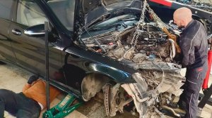 Ремонт в сервисе 1,5М…Сделаю в Гараже Сам. Mercedes M278 S500 W222.