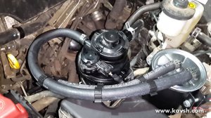 Установка дополнительного топливного фильтра на Toyota Hilux