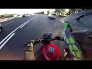 Первый выезд на моей восстановленой Honda CB 400sf / First ride on my fresh rebuild Honda CB 400sf