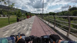 Кисловодск. После дождичка, утренняя прогулка по городу. Курортный бульвар, пр. Ленина. 1 часть