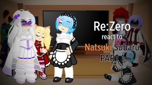 Реакция на Субару + Будущее / 1|? / Персонажи из Резеро / Гача реакция / Rezero