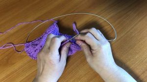 Дорожки из листьев для любых изделий спицами