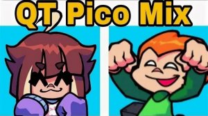 Friday Night Funkin Mod QT Rewired Plushie Pico MIX
