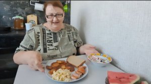 Мукбанг. Разтрынделась... Спасибо,  кто со мной отобедал, отужинал, отзавтракал.