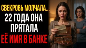 Разбирая шкатулку покойной свекрови, Анна нашла сберкнижку на своё имя — открытую 22 года назад
