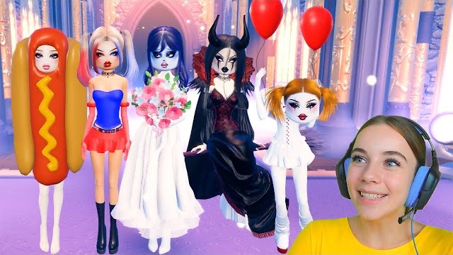 ОДЕВАЮСЬ НА ХЭЛЛОУИН в ROBLOX Dress To Impress Halloween смотреть онлайн