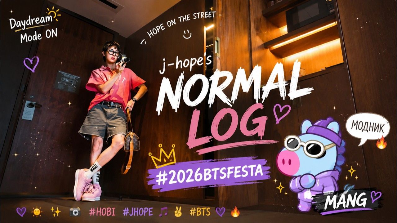 j hopes NORMAL LOG #2026BTSFESTA смотреть онлайн