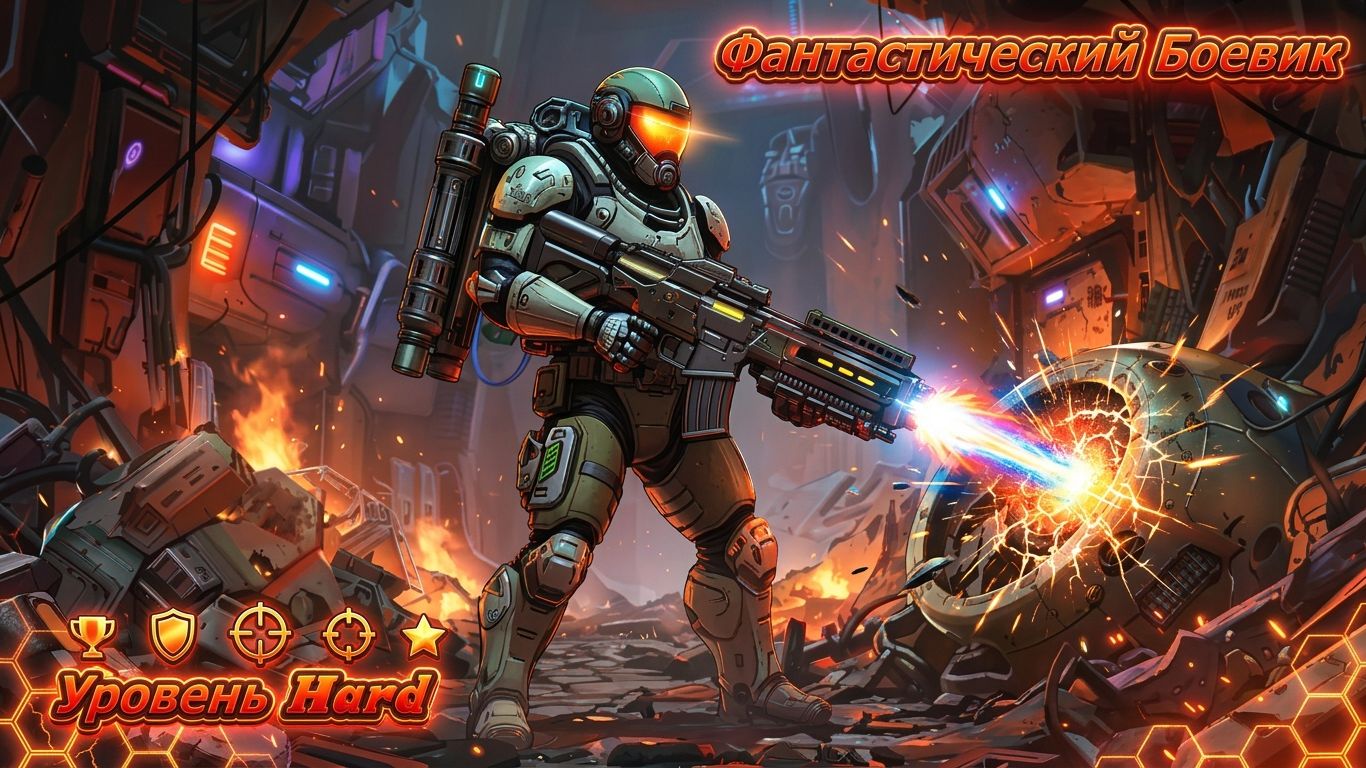 Уровень Hard.Фантастический Боевик