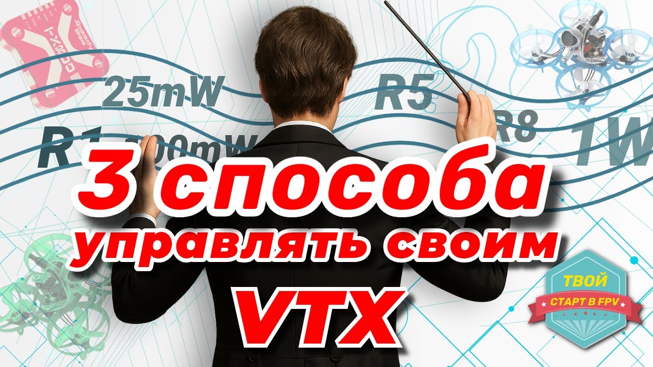 Управляй VTX как ПРОФИ! 3 способа управления мощностью и каналами