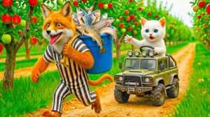 Мама-Кошка Подстригает мех на ферме и Шьет Тигровую шапочку Для Котят Дома🐾🎩🐯
