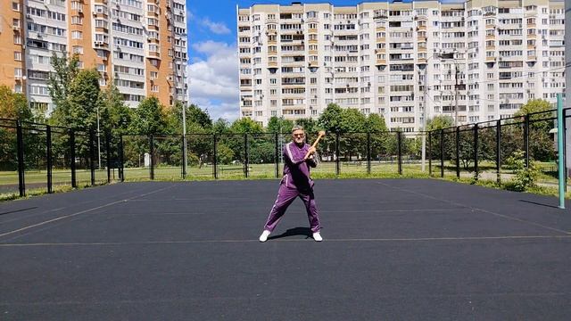 Упражнения с деревянным колокольчиком для фитнеса (4)