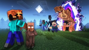 Безумный мод ужасов для мультивселенной! (Анимация жителя Minecraft)