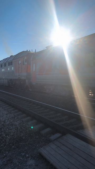 Тэп70-0458 с пригородным поездом Печора-Кожва 06.06.2026 смотреть онлайн