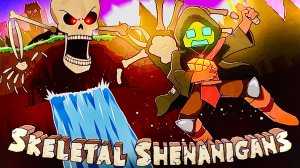 🔥💀ПОБЕДИЛ БОССА СКЕЛЕТА В GEOMETRY DASH! | SKELETAL SHENANIGANS 100% ПРОХОЖДЕНИЕ!
