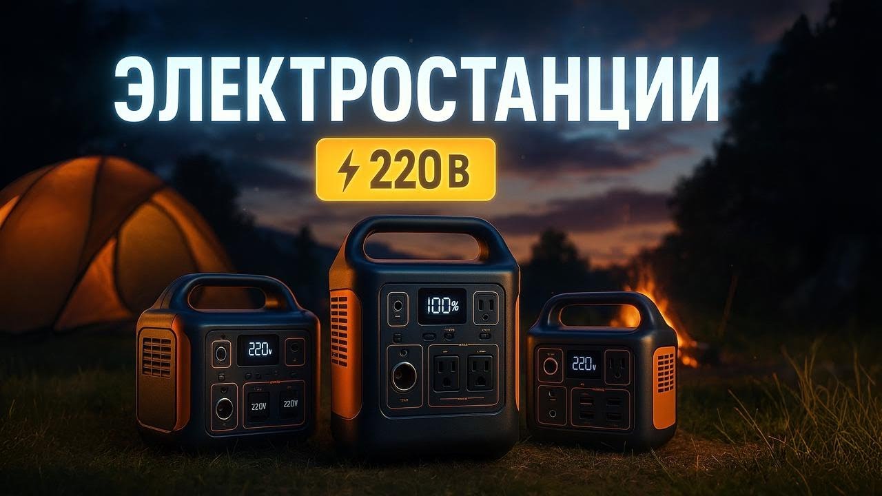 ⚡ ТОП-5 портативных электростанций 220В ⚙️ Недорогие модели из Китая с AliExpress 🔋Рейтинг 2025 года смотреть онлайн