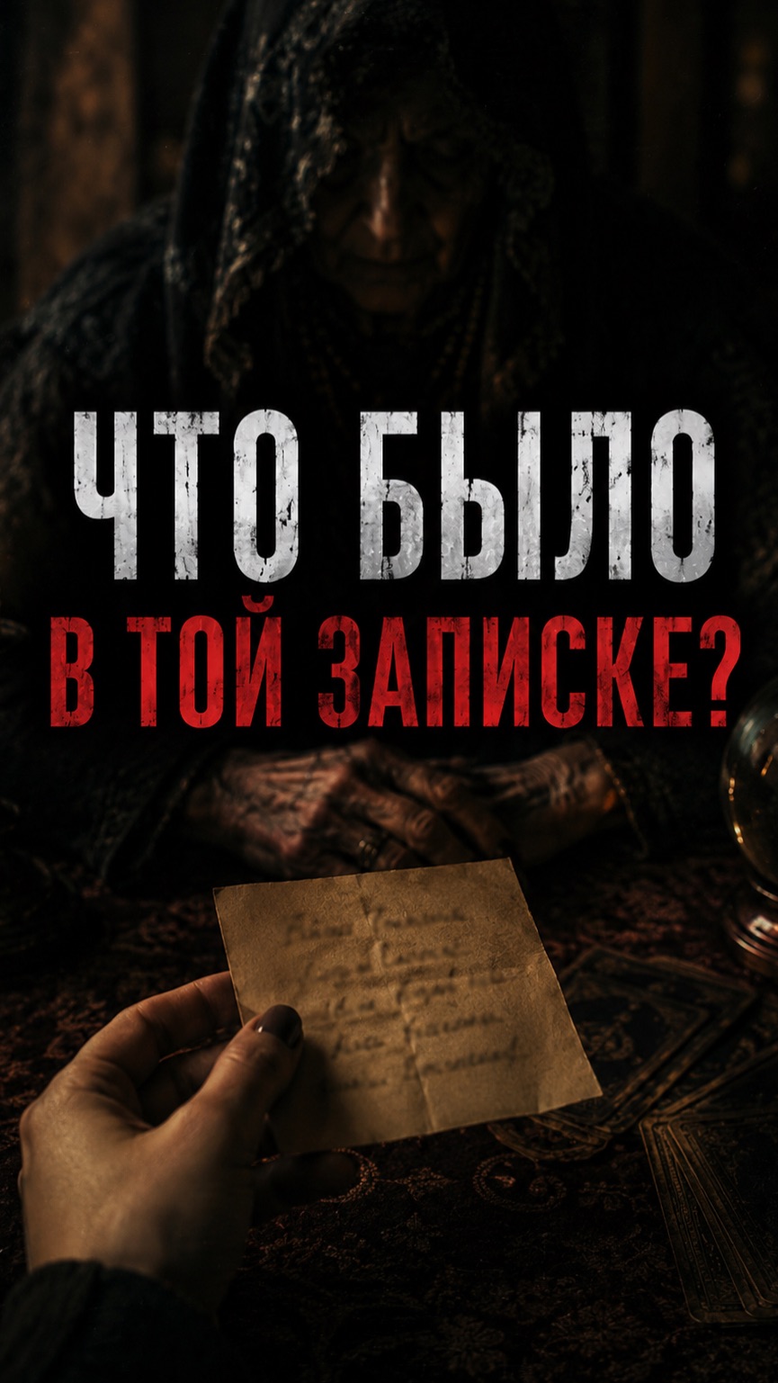 Что было в записке? Мистическая история
