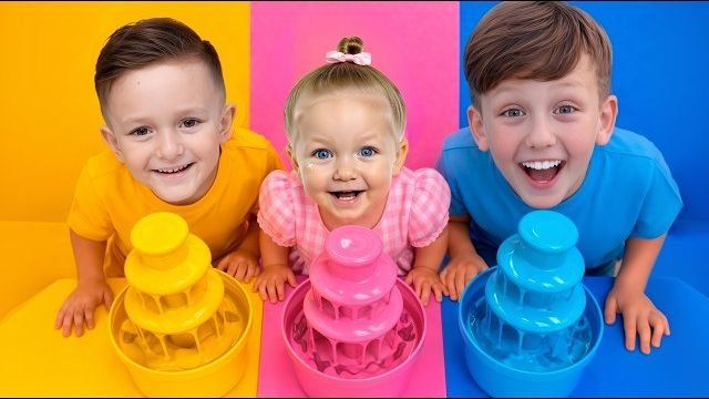 Секретная цветная комната Евы! Розовый, желтый и синий!