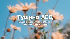 Субботнее Богослужение общины Тушинская АСД 20.06.2026