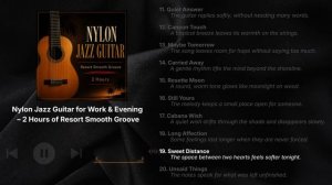 Nylon Jazz Guitar for Work & Evening – 2 Hours of Resort Smooth Groove