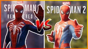 SPIDER MAN 2 И SPIDER MAN REMASTERED - ФИЗИКА И ДЕТАЛИ | СРАВНЕНИЕ ЧЕЛОВЕК ПАУК