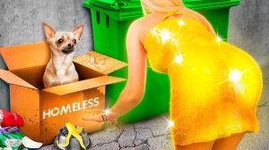 БЕДНАЯ собачка Лола сбежала к Миллионерам! 🐶😱 Жизнь Богатых против Бедных! ✨