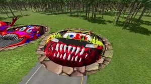 Мега Крутые тачки превращаются в Зомби Маккуина! Beaming.Drive