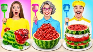 Мой кулинарный челлендж против бабушки | Вкусные идеи для кухни