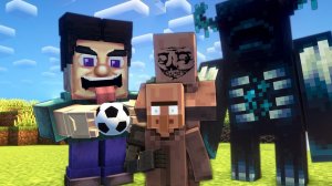 Когда жители деревни в Minecraft теряют руки...