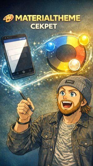 Как цвета автоматически меняются по всему приложению? MaterialTheme 🎨