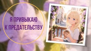 Я привыкаю к предательству